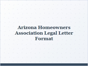 Arizona Hoa Demand Letter Drafting Tips
