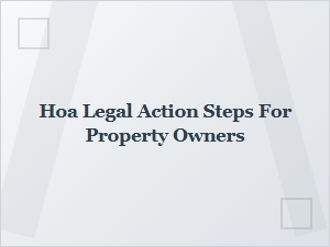 Hoa Conflict Resolution Steps for Property Owners